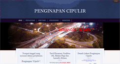 Desktop Screenshot of penginapancipulir.com