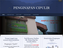 Tablet Screenshot of penginapancipulir.com